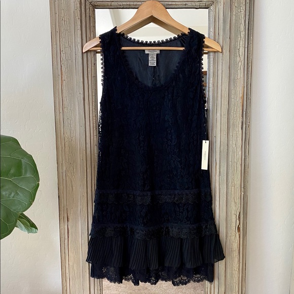 Vertigo Paris Black Lace Dress {Flapper Vibe} RARE - Picture 2 of 11